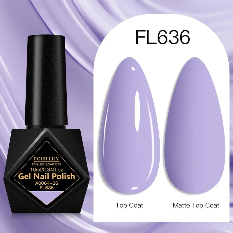 10ml Gel Nail Polish 162 Colors Nail Supplies Vernis Semi Permanent Nail Art Manicure Soak Off LED UV Gel Nail Varnishes Summer