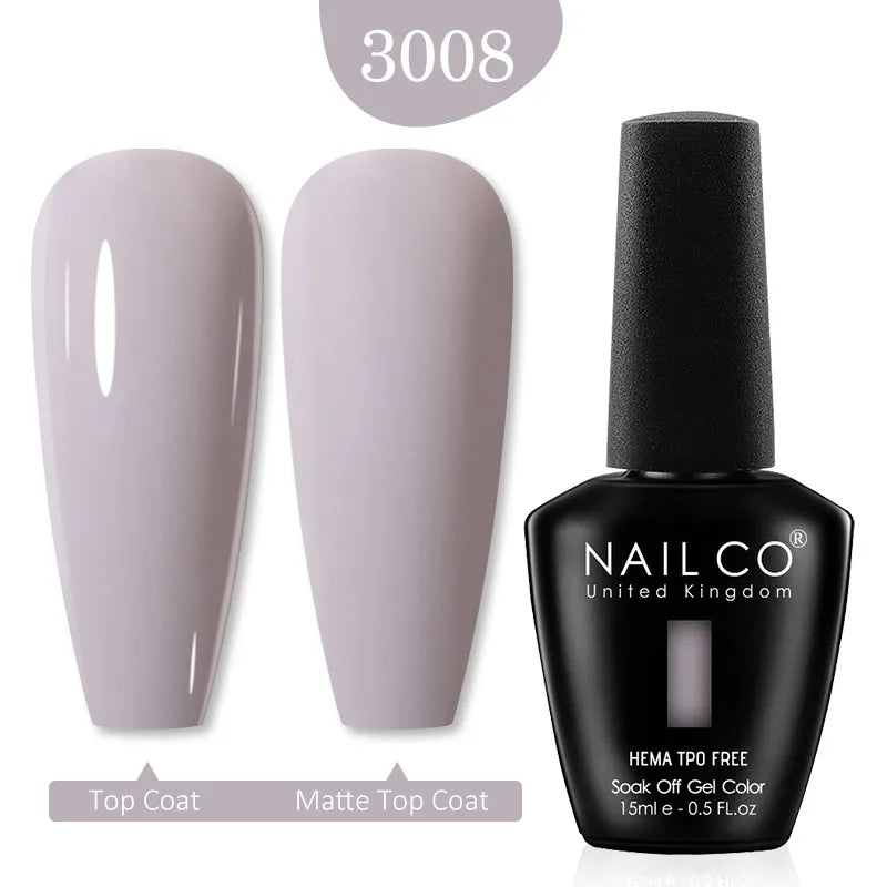NailCO Pink Colors HEMA FREE Gel Nail Polish Nail Art Vernis Semi Permanent UV Lamp Gel Manicure for Nails Supplies Gel Polish