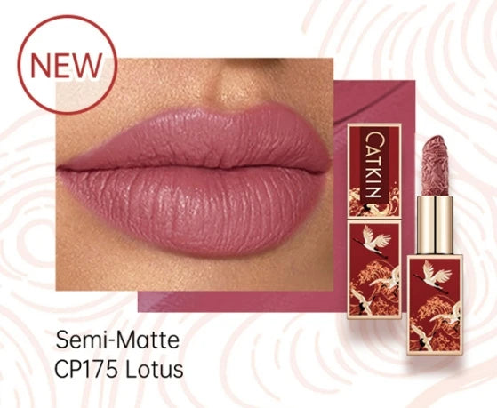 CATKIN Makeup Velvet Matte Lipstick, Hydrating Long‑Lasting Creamy Smooth, for Halloween Cosplay & Party Lip Looks