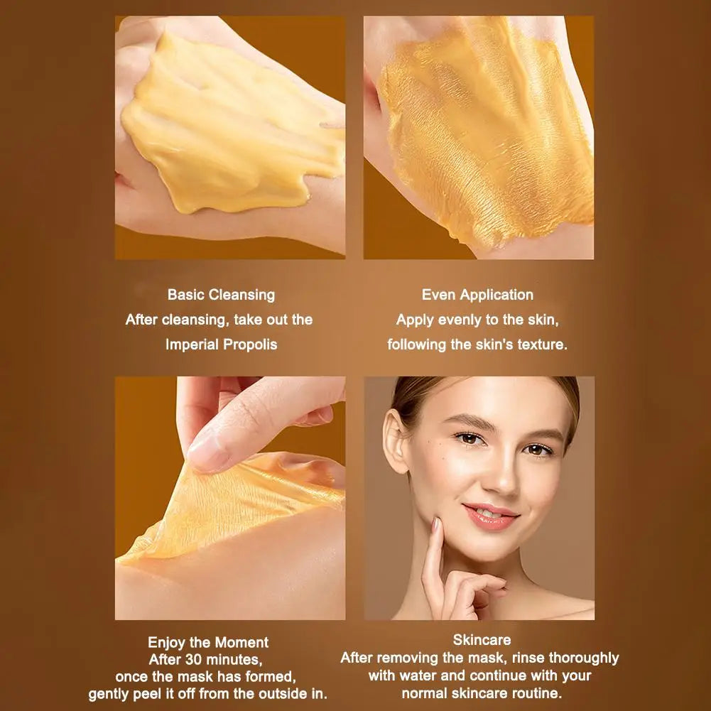 10pcs/Box Bee Peeling Facial Masks Deep Moisturizing Hydrating Peel-Off Face Mask Tearing Masks
