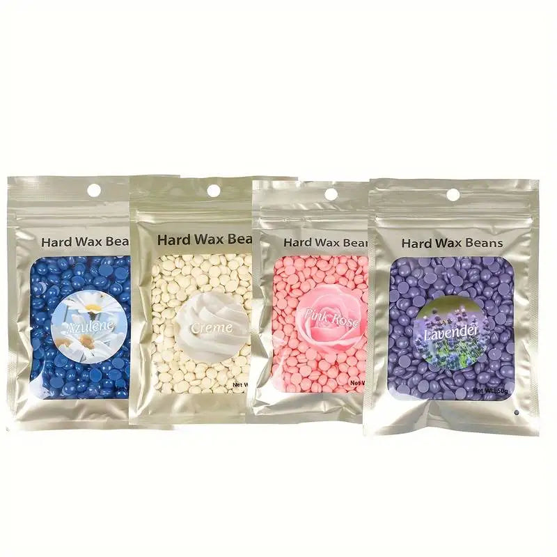 50g Hot Wax Hair Removal Depilatory Waxing Wax Beads for Wax Heater Painless for Body Hairs Removal Beans