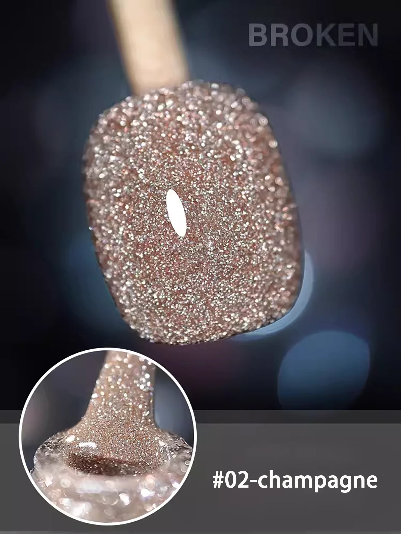 MIANEL 12ML Rock Sugar Crushed Diamond Gel Nail Polish Pink Glitter Nail Polish Top Selling Pink Nails Summer Nails 1-12pcs