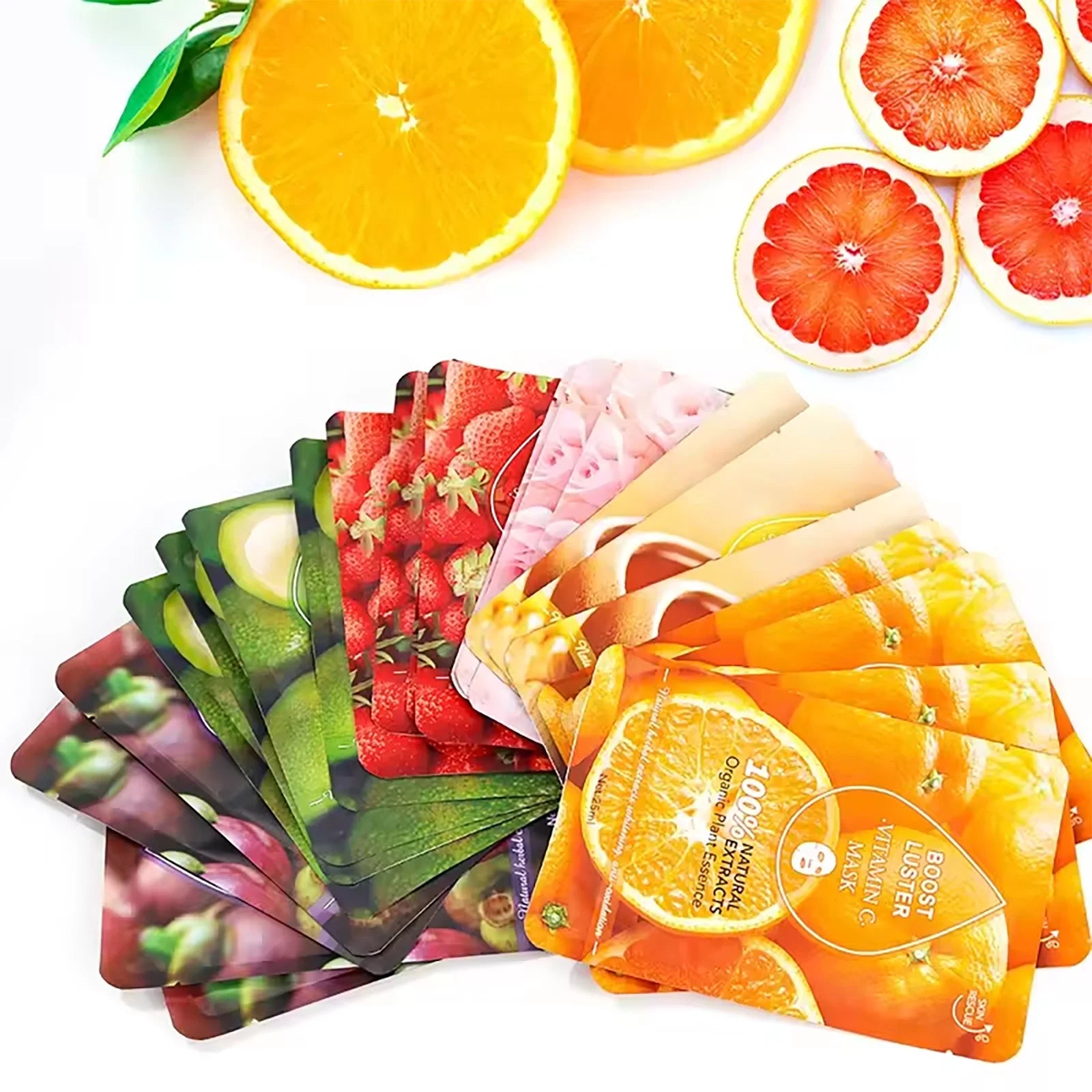 AILKE Whitening Moisturizing Hydration Facial Mask With Vitamin C, Hyaluronic Acid, Anti-wrinkle Face Skin Care Korean Cosmetics