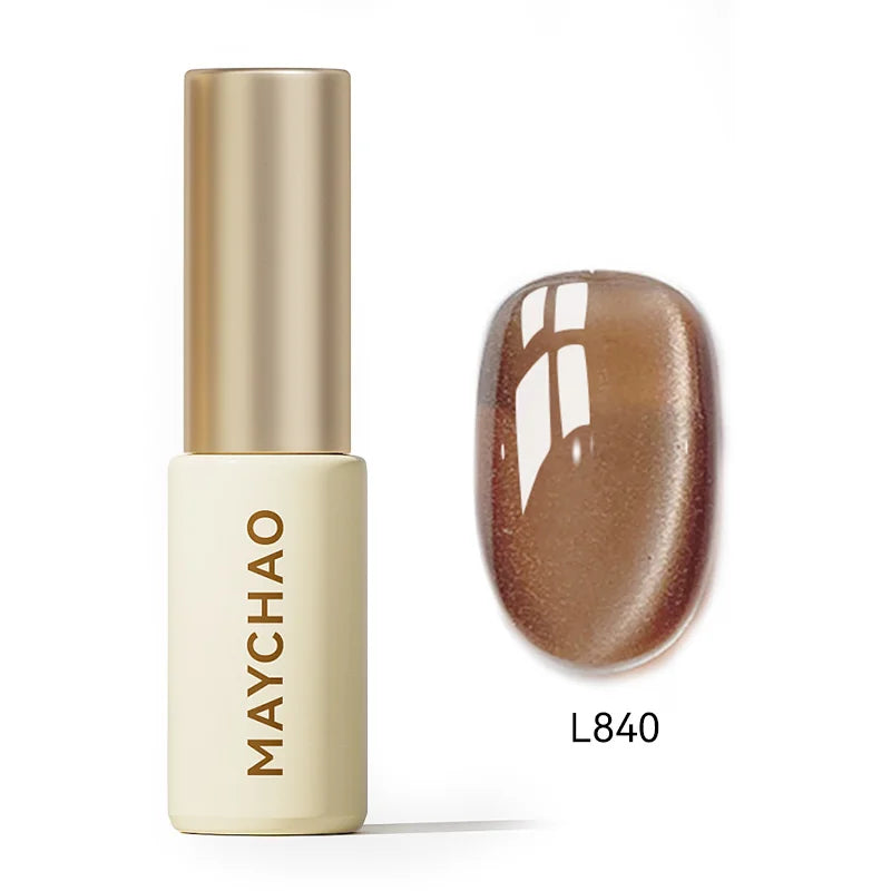 MAYCHAO 5ML Gel Nail Polish 9D Laser Diamond Glitter Cat Eye Gel Semi-Permanent Soak Off UV LED Gel Nail Manicure Tools Nail Art