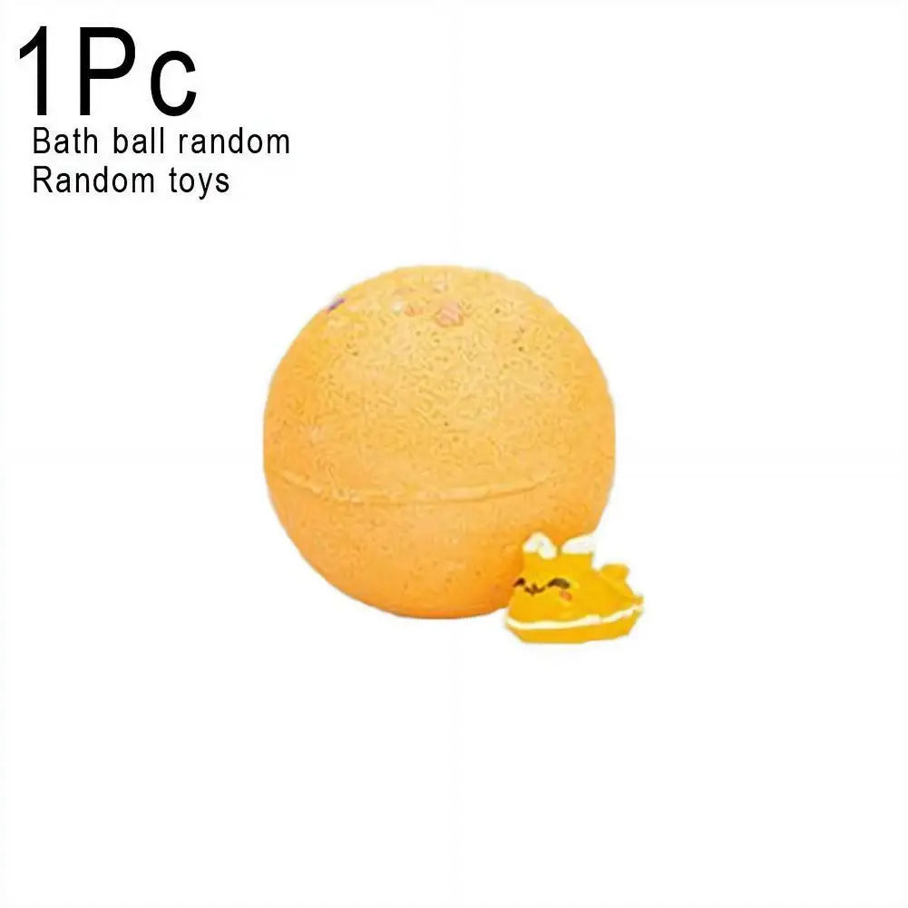 1/6/12PCS Bath Bombs Set Bubble Bath Fizzies for Children Safe & Natural Essential Oil Bubble Bath with Surprise Toys Inside