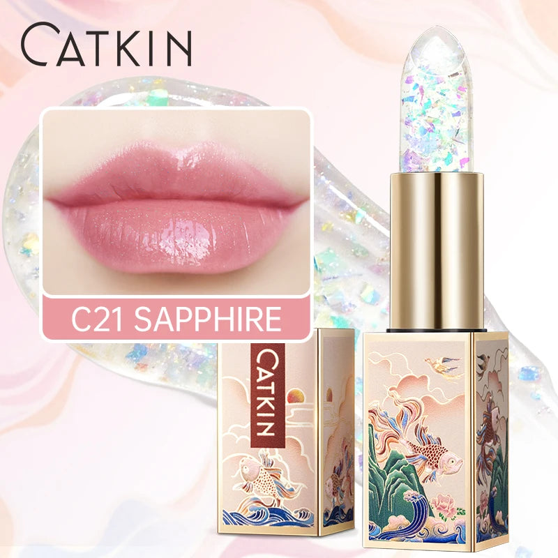 CATKIN Lipstick Colored Lip Balm Moisturizing Long Lasting Anti-Cracking  Repair Nourishing Hydrating  Lips Skin Care