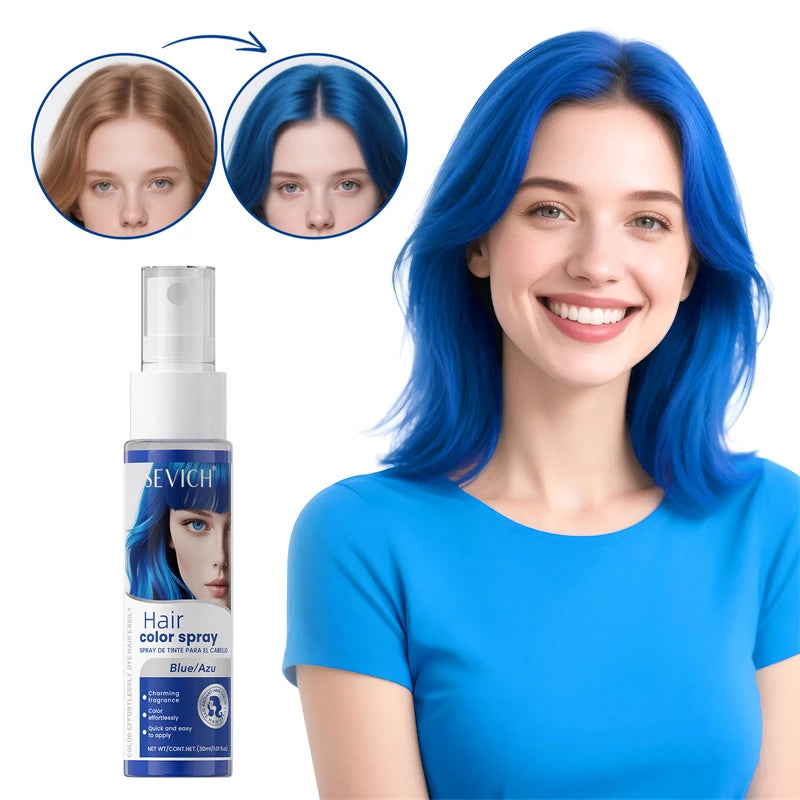 8 Colors Temporary Hair Color Spray For Men Women Children One-Time Party Hair Styling Spray Instant Hair Salon Hair Colour Dye
