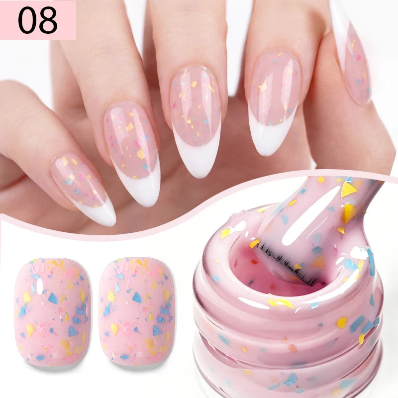 AWStorG Intense Rainbow Cat Eye Gel 5ml Holographic Laser Magnetic Nail Gel Soak Off UV LED Gel Polish Shiny Rainbow Manicur