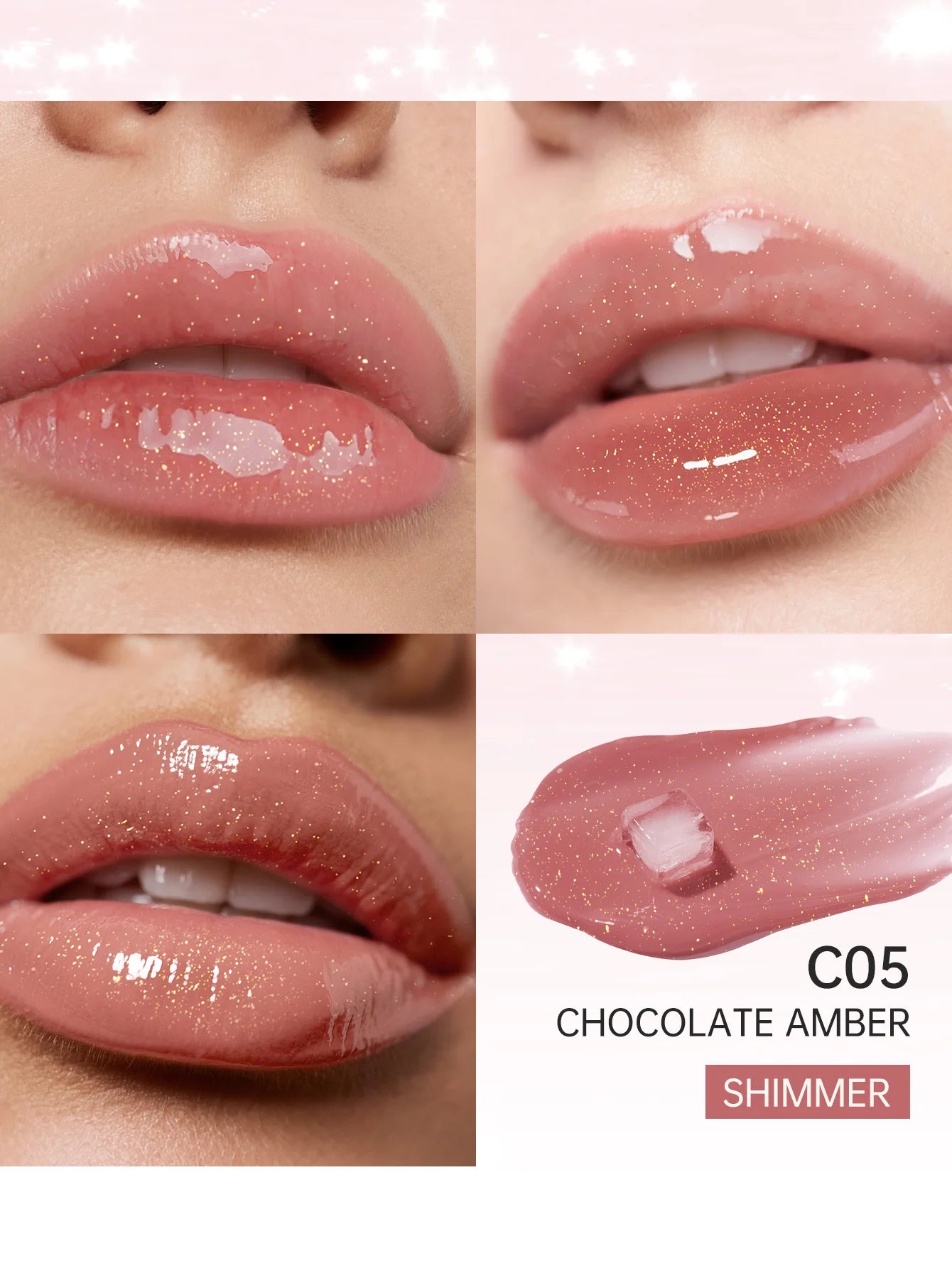 CATKIN Lip Essence Lipstick Lip Glaze Mirror Water Gloss Lip Gloss Moisturizing Glass Dudu Lip Lotion Lip Gloss 3.5g