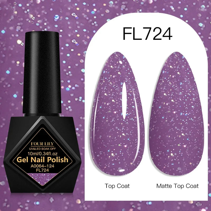 10ml Gel Nail Polish 162 Colors Nail Supplies Vernis Semi Permanent Nail Art Manicure Soak Off LED UV Gel Nail Varnishes Summer