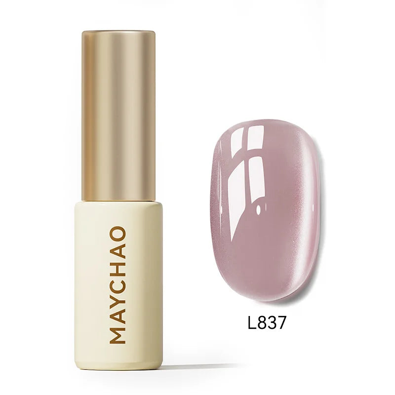 MAYCHAO 5ML Gel Nail Polish 9D Laser Diamond Glitter Cat Eye Gel Semi-Permanent Soak Off UV LED Gel Nail Manicure Tools Nail Art