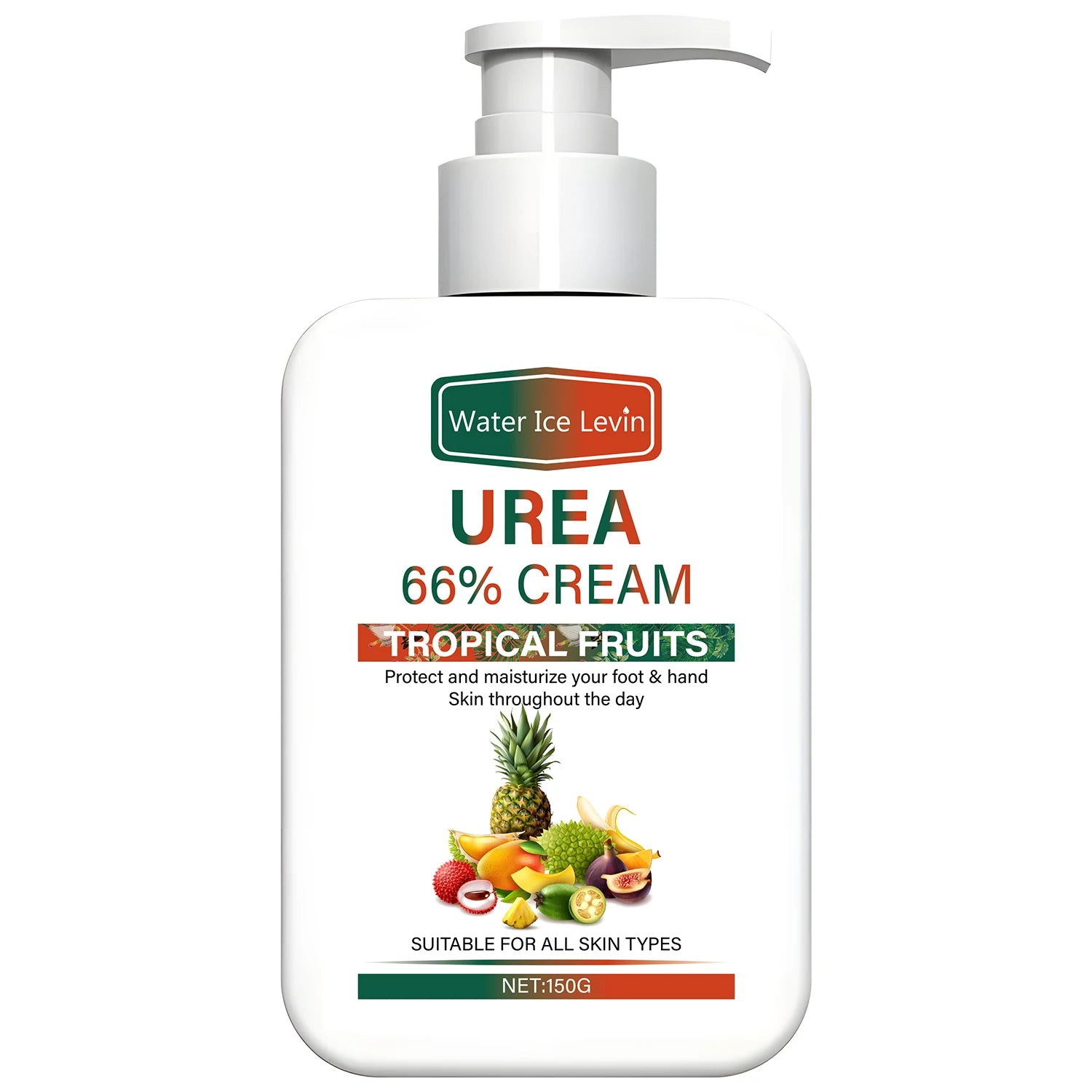 Urea Foot & Hand Cream with Tropical Fruits - Intensive Moisturizing - All-Day Protection - For All Skin Types