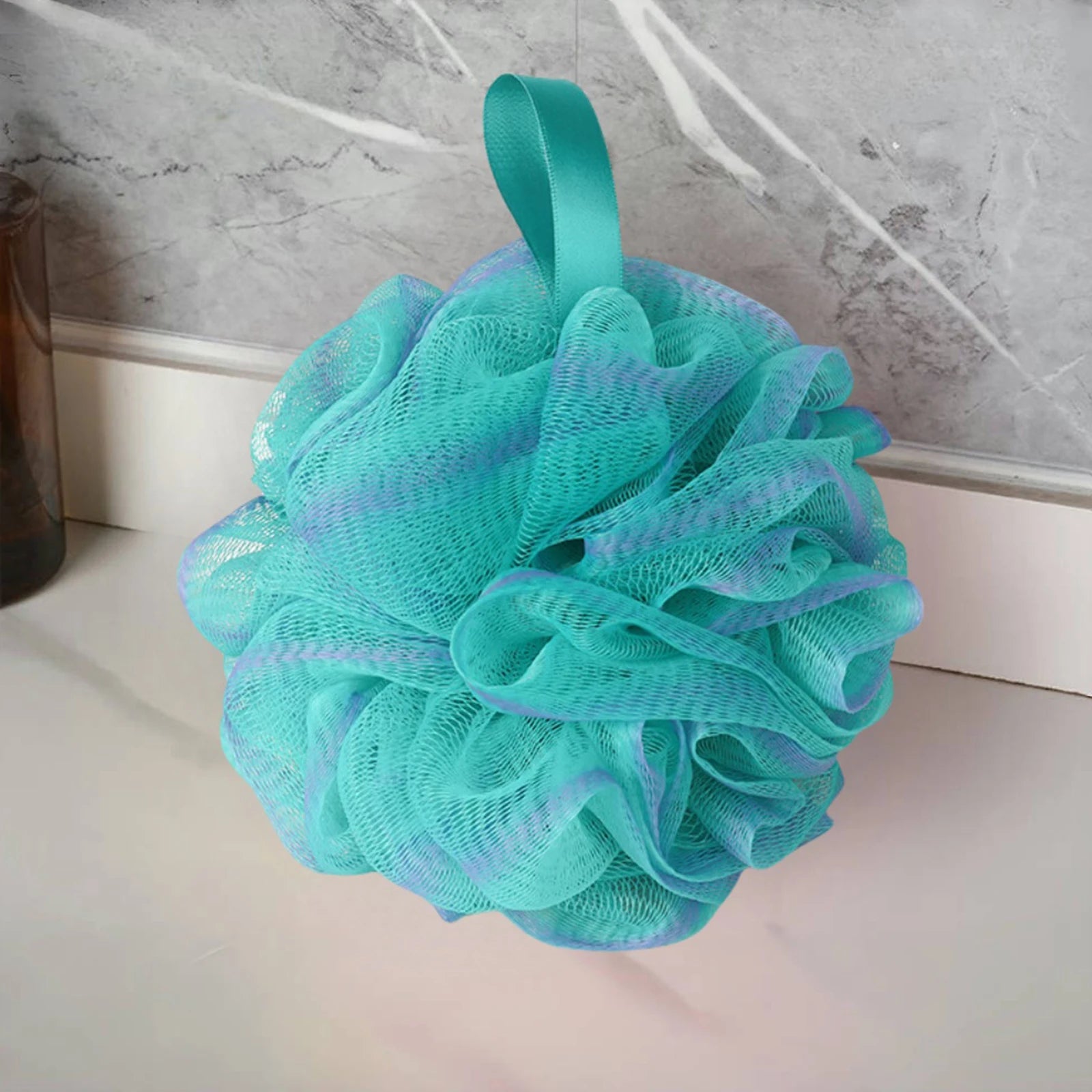 2PCS Exfoliating Bath Sponge Set Bath loofah shower sponge Soft Mesh Bath Sponge Balls Bathroom Supplies for Women, Men Bathroom