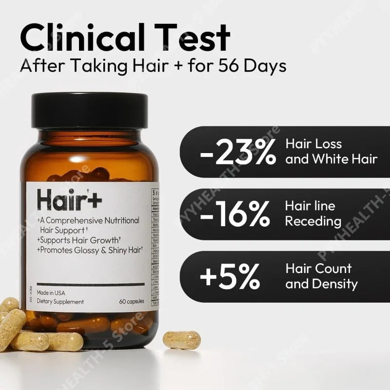 HairGrowth Supplement – Fast Hair Regrowth for Thicker, Fuller Hair Black Sesame Extract HairLoss Support for Women & Men