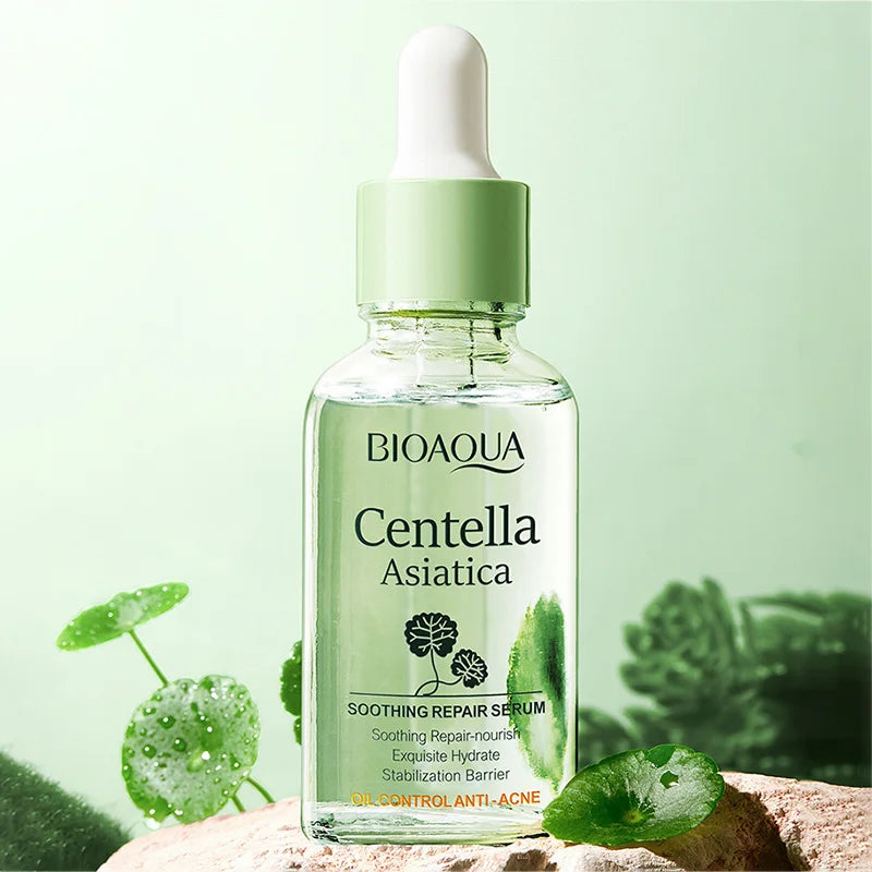 BIOAQUA Centella Hyaluronic Acid Serum for Face Whitening Moisturizing Anti-Wrinkle Anti-Aging Face Essence Facial Skin Care
