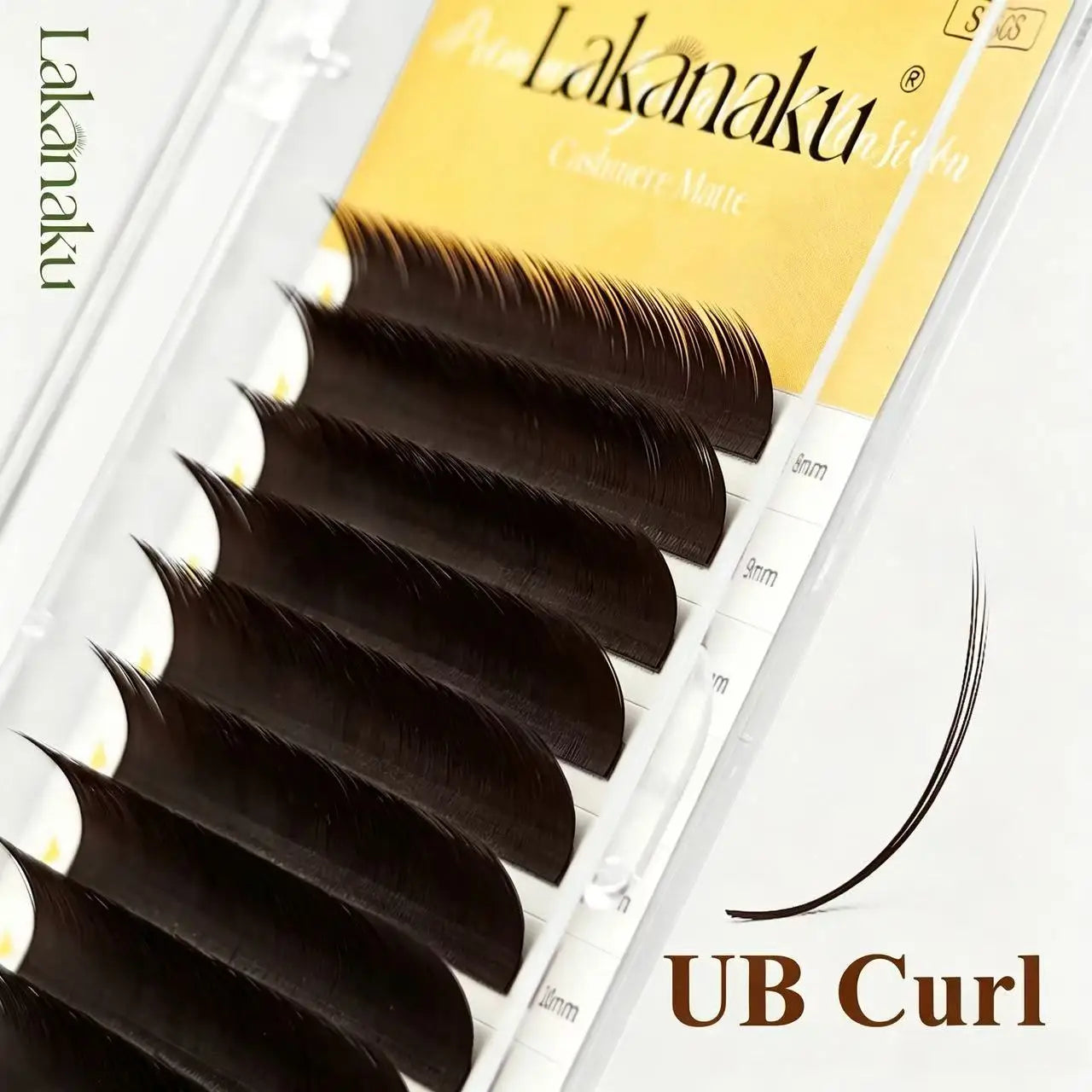 Abonnie UJ UB UC Camellia Lashes Pre-Bundled Eyelashes LJ LB LC Automatic Fanning Eyelash Extensions Comic Lashes Manhua