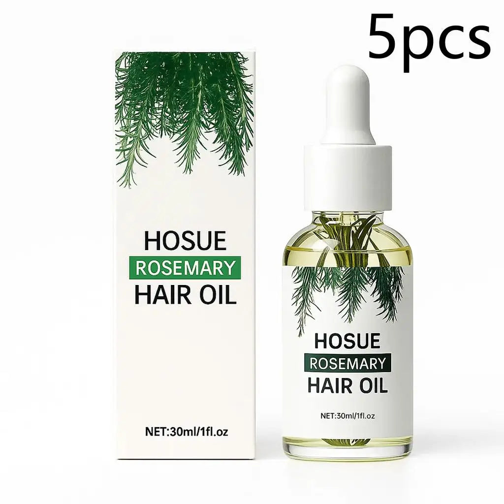 Rosemary Essential Oil Hair Serum Scalp Treatment Enriched for Thicker Hair Glowing Frizz Control Hair Growth Shine Nourishing