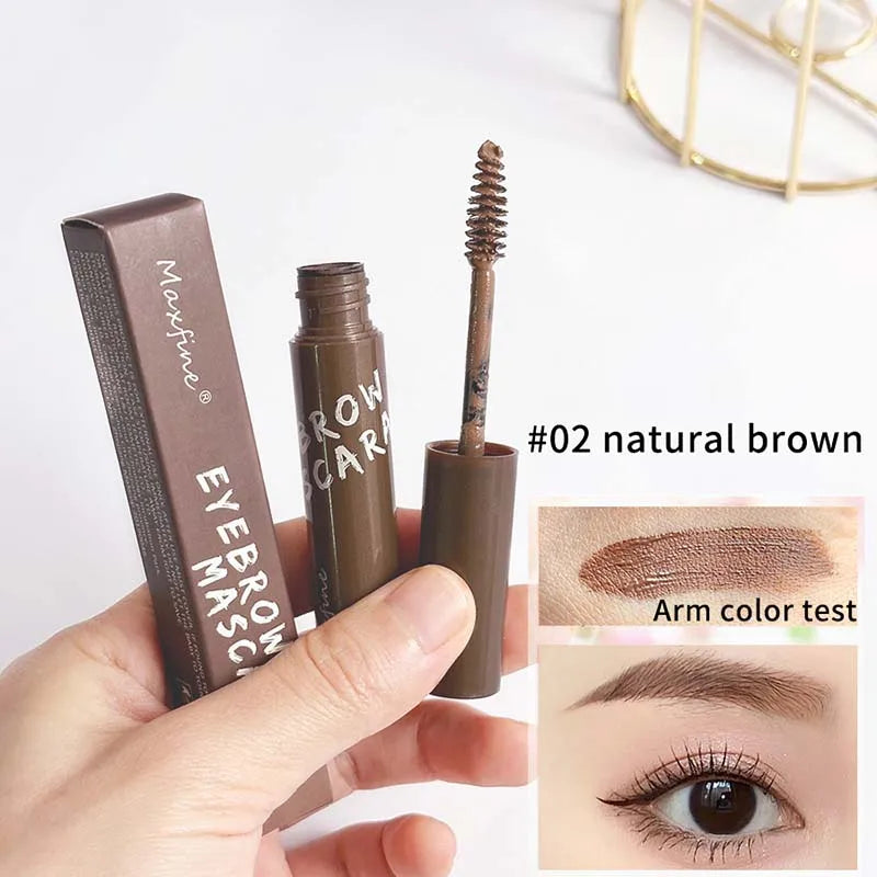 Natural Eyebrow Mascara Tinted Brow Gel Waterproof Eyebrow Tint Lighten Brown Dark Eyebrows Natural Staining Eyebrow Dye Makeup