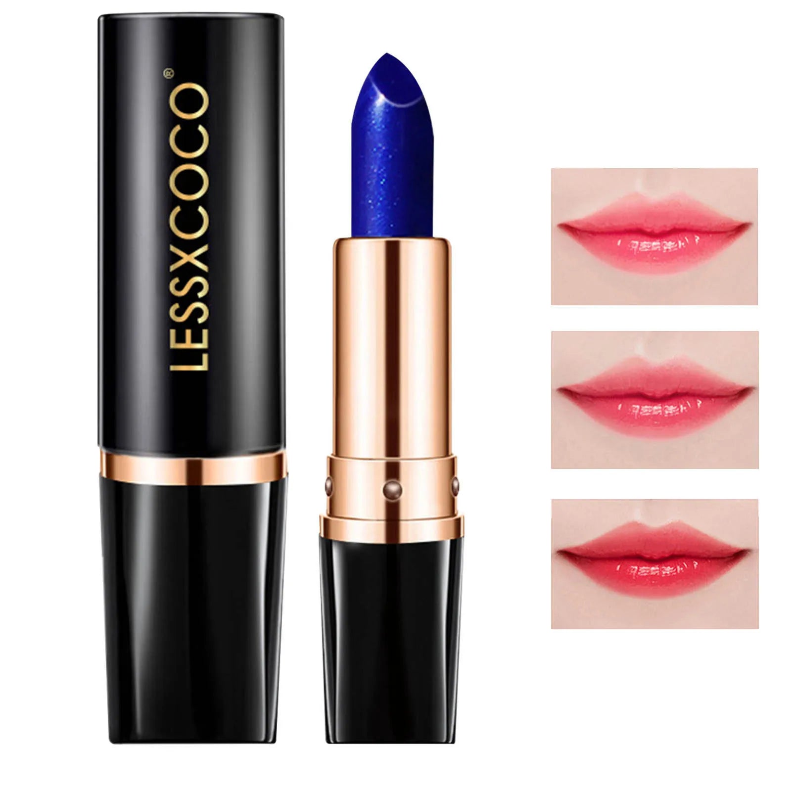 Color Changing Lipstick Waterproof Blue Lipstick That Turn PinkWipe Blue Turns To Pink Moisturizing Lipstick Lip Gloss Lips Care