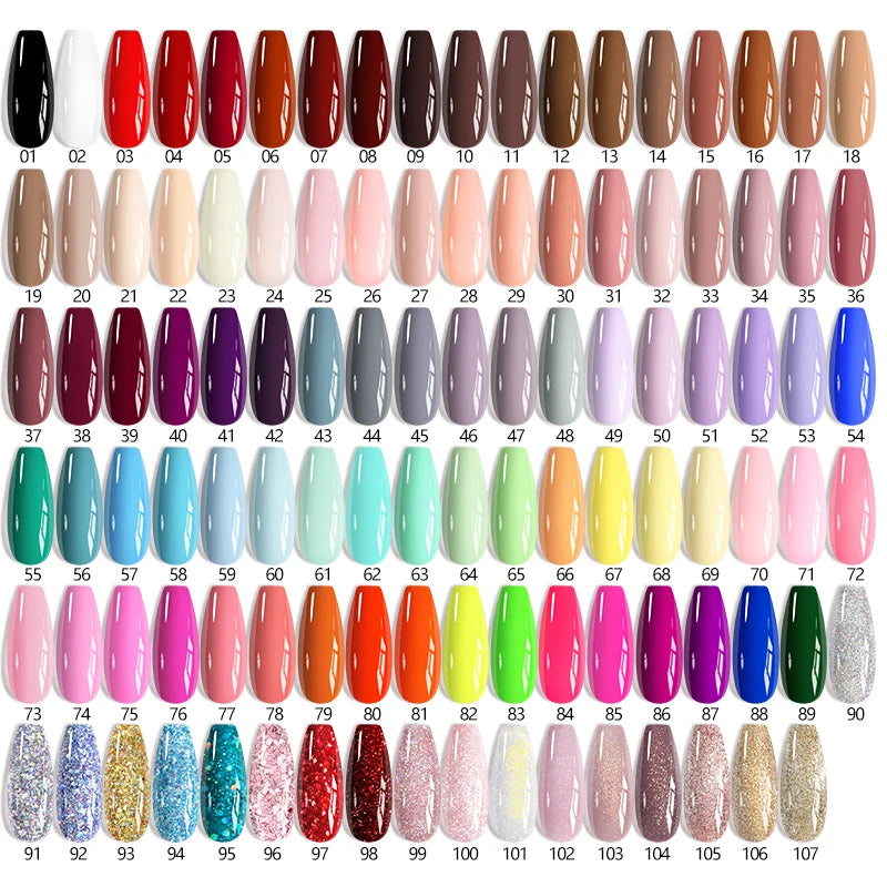 UR SUGAR 7ml Champagne Gold Sequins Gel Nail Polish Bright Sparkling Glitter French Semi Permanent Nail Painting UV Gel