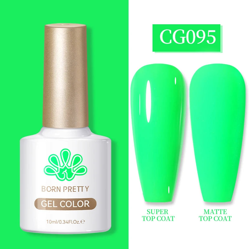 BORN PRETTY 10ML Nail Gel Polish Soak Off UV LED Semi Permanent Nail Salon Home Design French Nails Manicure Gel Nails
