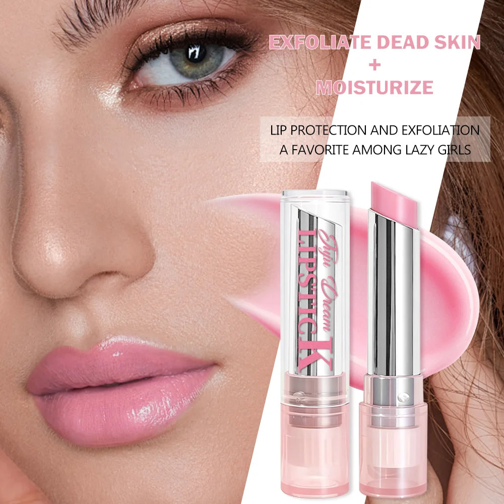 2-Color Pink Lip Balm, Color-Changing Moisturizing Lipstick, Hydrating Non-Sticky Gloss for Natural Daily Wear