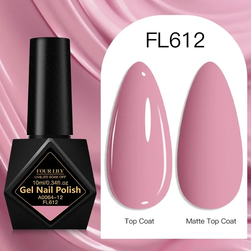 10ml Gel Nail Polish 162 Colors Nail Supplies Vernis Semi Permanent Nail Art Manicure Soak Off LED UV Gel Nail Varnishes Summer