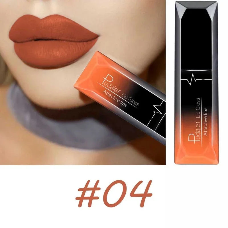 Velvet Matte Liquid Lipstick Waterproof 17 Long Lasting Colors Non Stick Cup Kissproof Smooth Soft Lip Tint for Girls