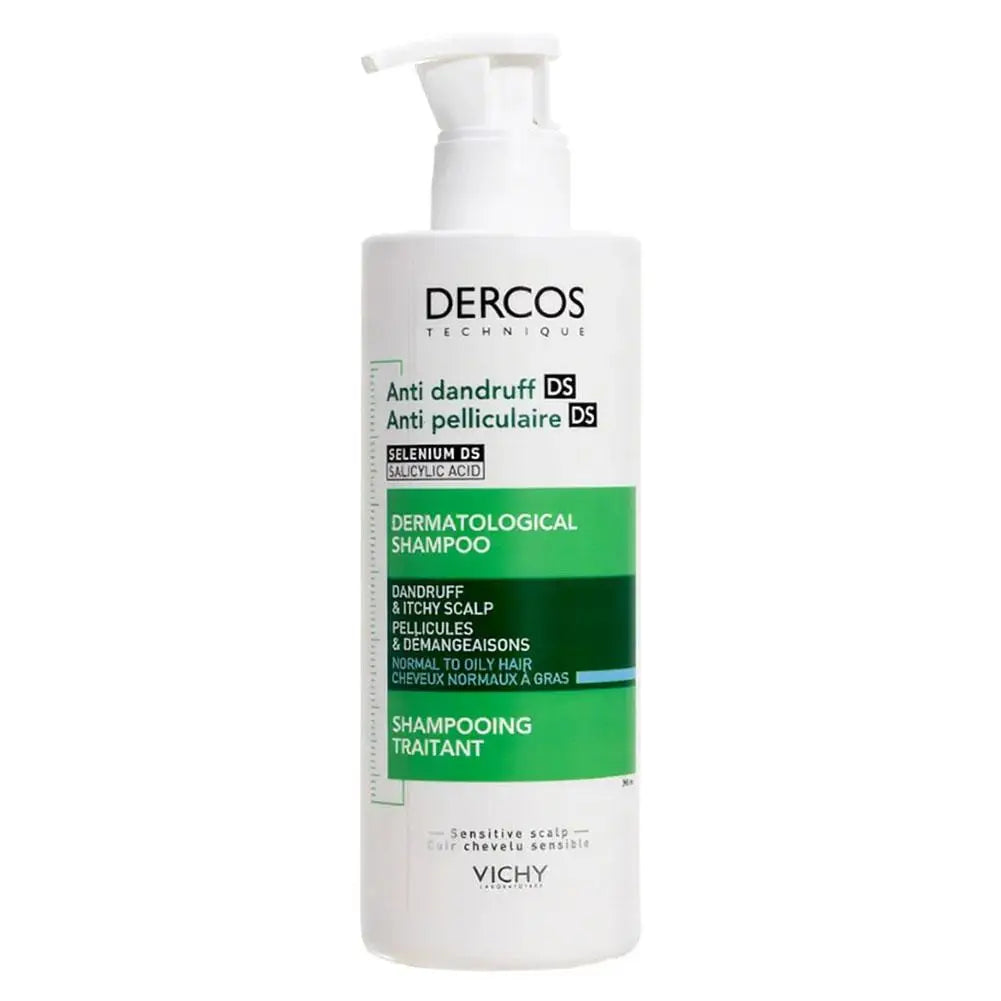 DERCOS Green Anti Itch Shampoo Oil Control Purifying Deep Cleansing Soothing Refreshing Fluffy Damaged Scalp Hair Repair Shampoo