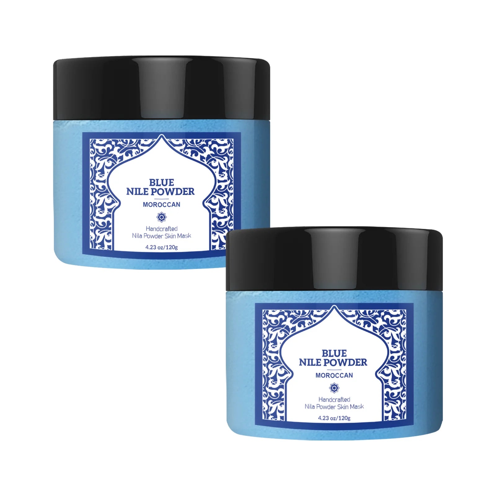 Moroccan Mineral Foaming Powder 120g - 15-Min Deep Cleansing Mask for Face & Body, Nourishes with Perilla Leaf Formula.