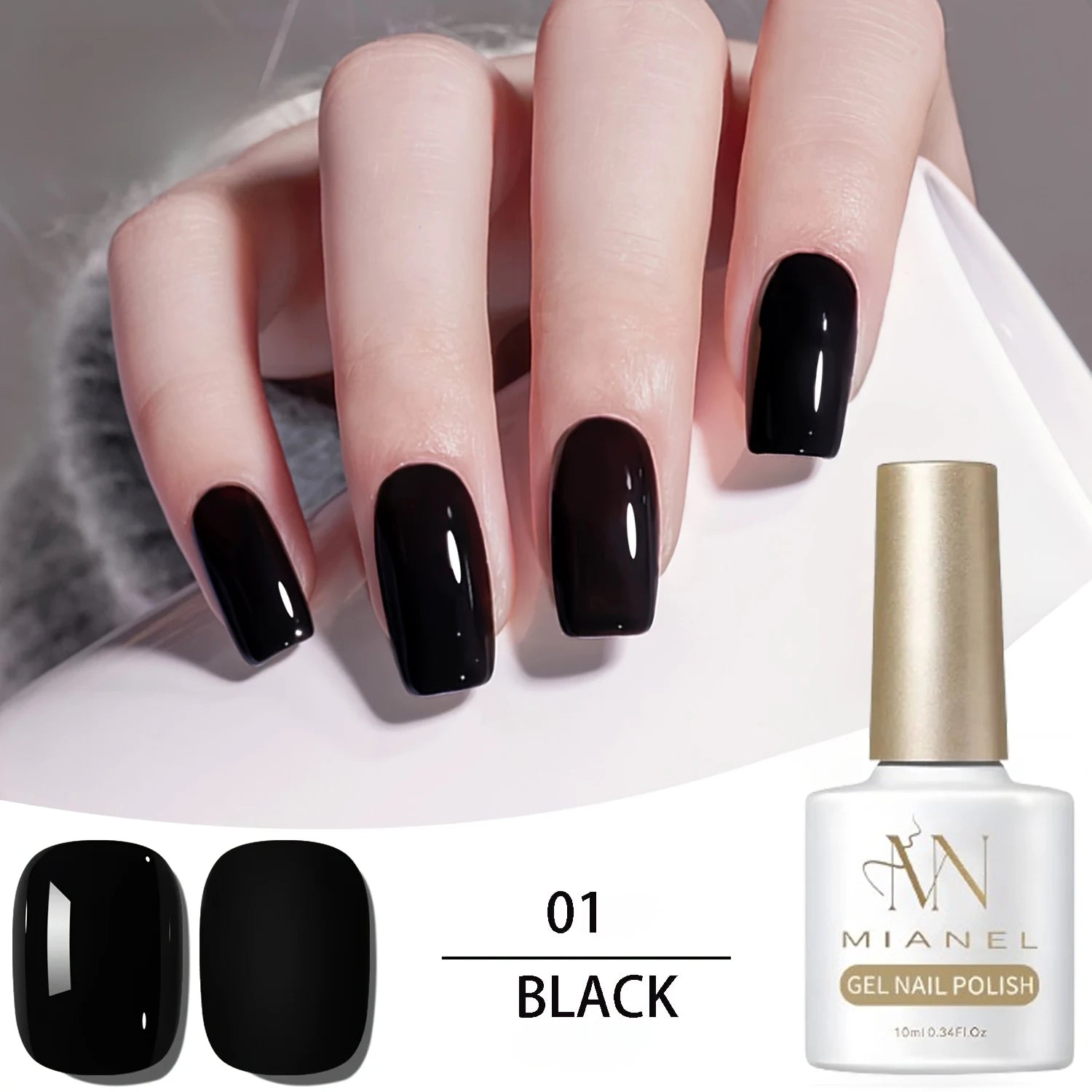MIANEL 1pcs 12ML Summer Dream Dress Fine Glitter Gel Nail Polish 2025 New Style Popular Whitening Glitter Crushed Diamond