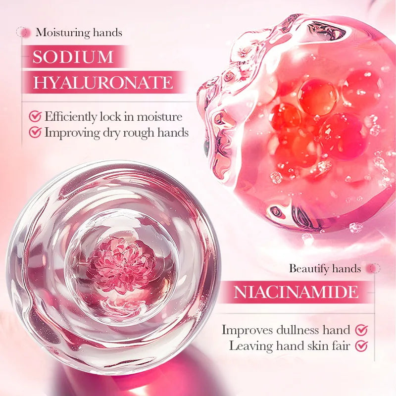 Strawberry VC Hand Cream - 30g Brightening Moisturizer for Winter, Repairs Dry Cracked Skin, Lightweight Fast Absorbing Formula