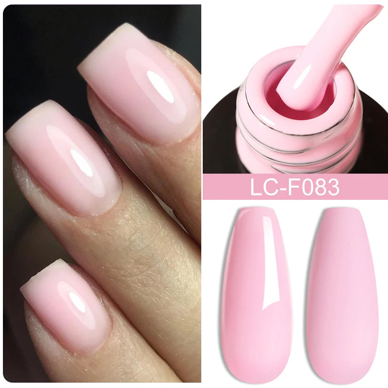 LILYCUTE 7ml Champagne Rose Gold Glitter Gel Nail Polish Colorful Sparking Long Lasting Manicure Soak Off Nails Art Gel Varnish