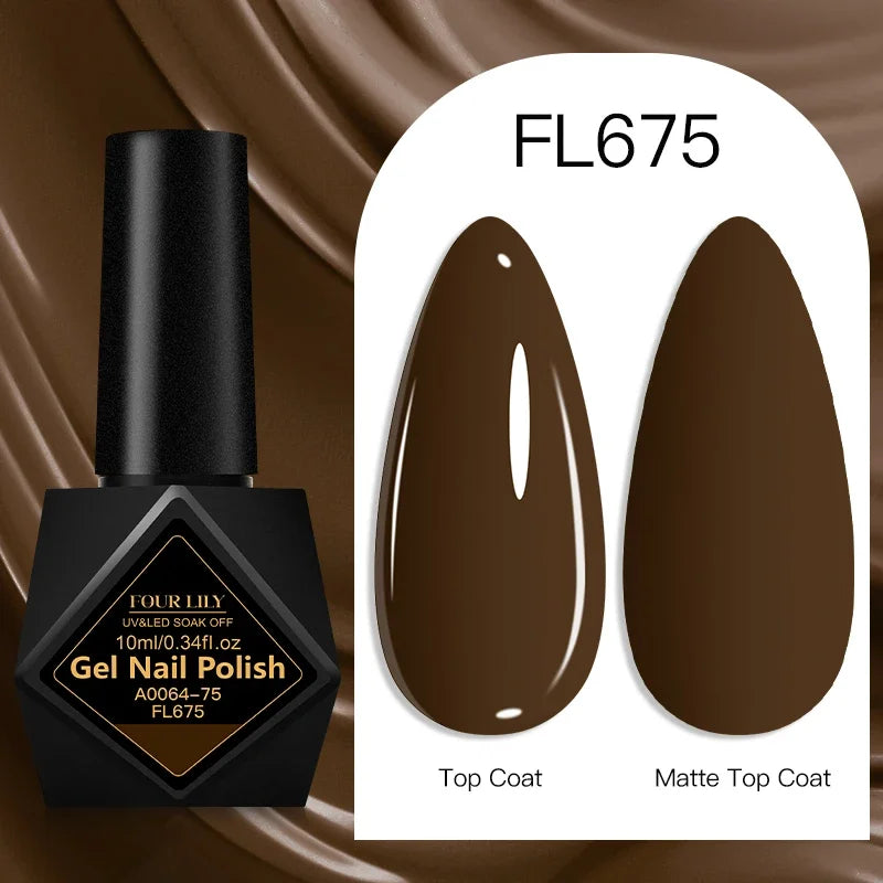 10ml Gel Nail Polish 162 Colors Nail Supplies Vernis Semi Permanent Nail Art Manicure Soak Off LED UV Gel Nail Varnishes Summer