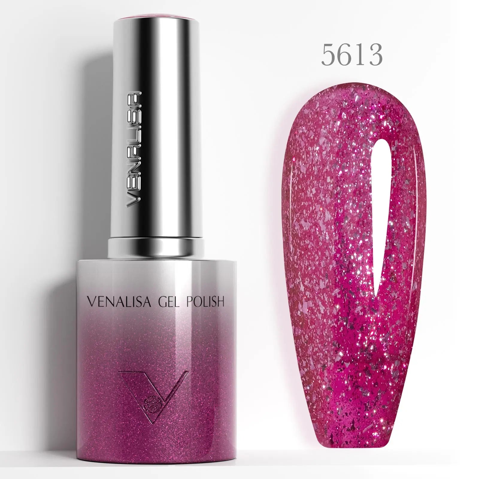 VENALISA 10ml Cat Eye Gel Nail Polish Ultra Sparkle Glitter Gel HEMA FREE TPO FREE Semi Permanent UV LED Soak Off Nail Manicure