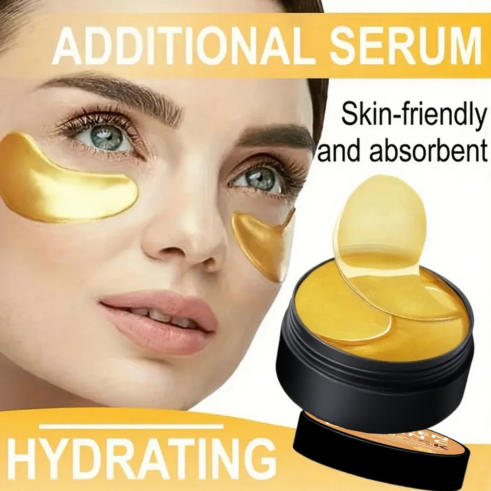 Collagen Vitamin Eye Mask 90g - 6x Moisturizing, Brightens & Multi-Care, Hydrating Serum, for All Skin Types, Gentle Formula