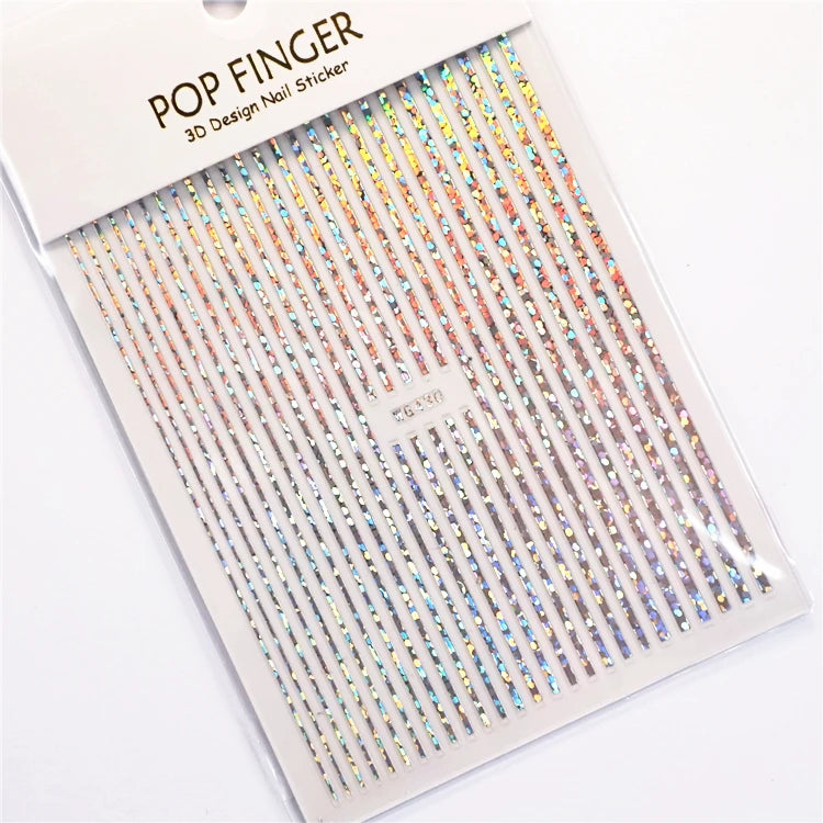 Shiny Gold Star Moon Sun Nail Stickers for Manicure Accessories Heart Feather Animals Printing Self Adhesive Nail Wrap