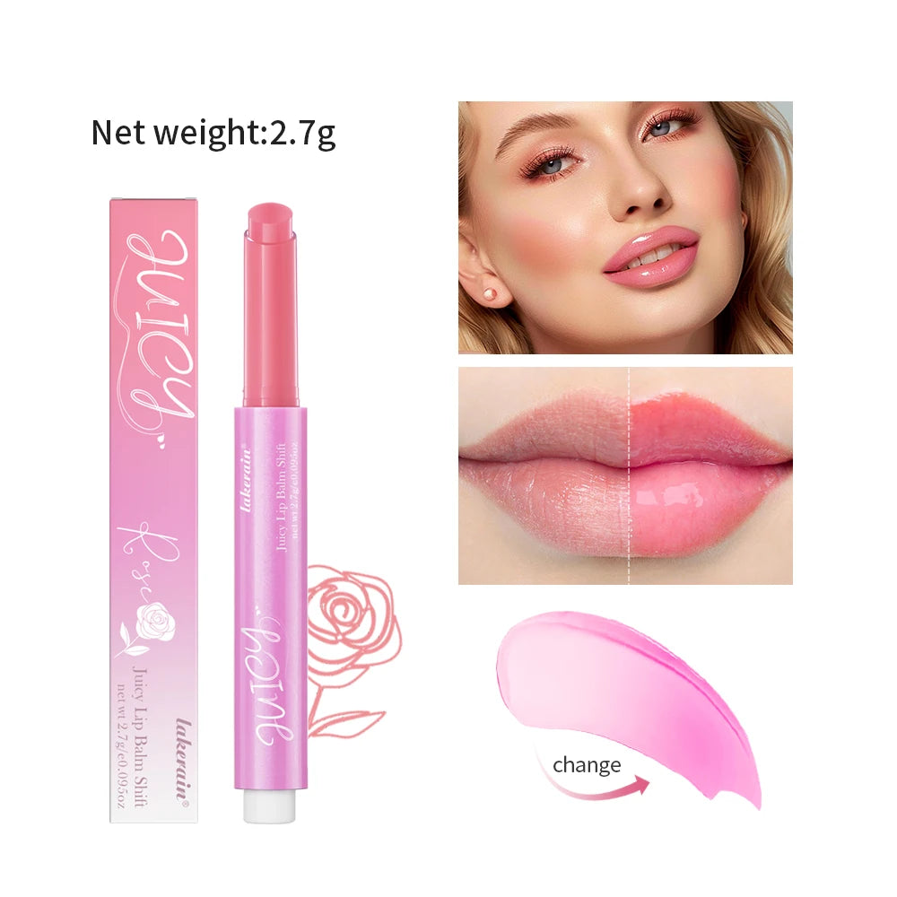 juicy lip balm gloss Color Change Hydrating & Nourishing Lip Gloss Balm with Vitamin E Lip Balm Long Lasting Moisturizing Lipst