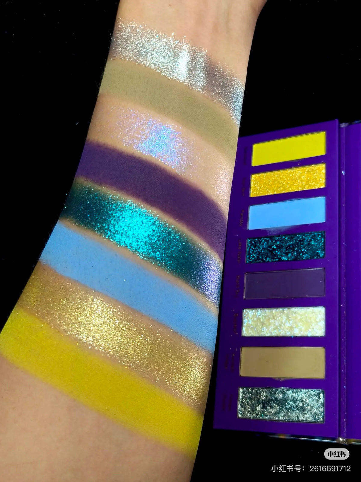 Narimi Eyeshadow Palette 8 Colors Chameleon Shimmer Matte Waterproof Long-lasting Professional Eye Shadow Cosmetic Makeup