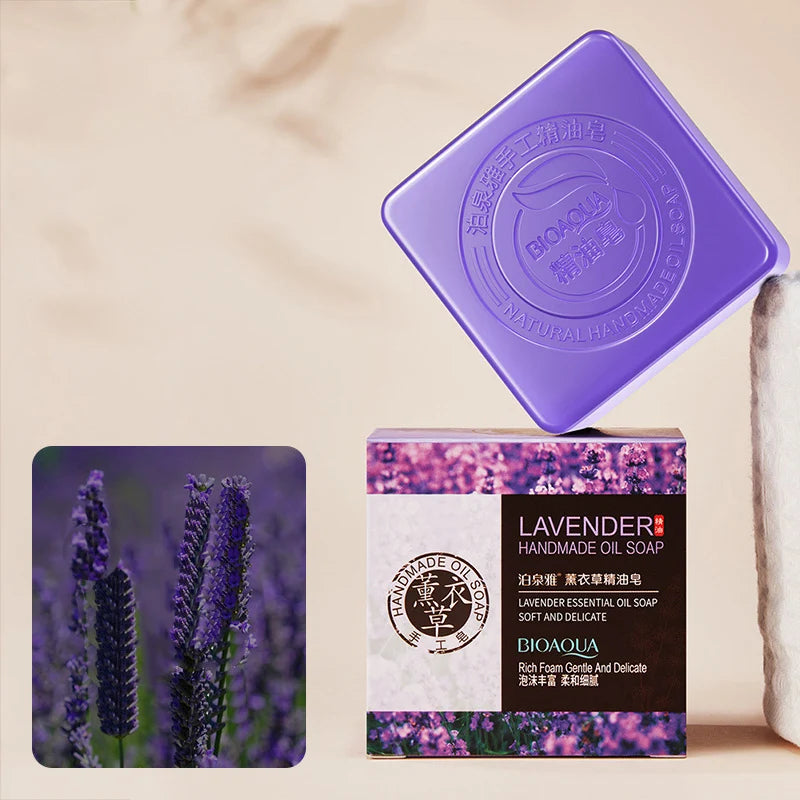 Bamboo Charcoal Handmade Soap Skin Moisturizing Deep Cleansing Oil Control Blackhead Remover Face Wash Hair Bath Skin Care 100g