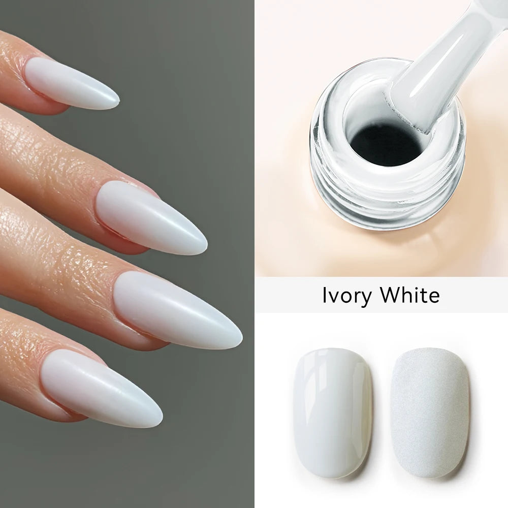 MAYCHAO Cherry Red Gel Nail Polish 12ml Glossy Semi Permanent Soak Off UV LED Frosted Gel Nails Base Painting Varnish