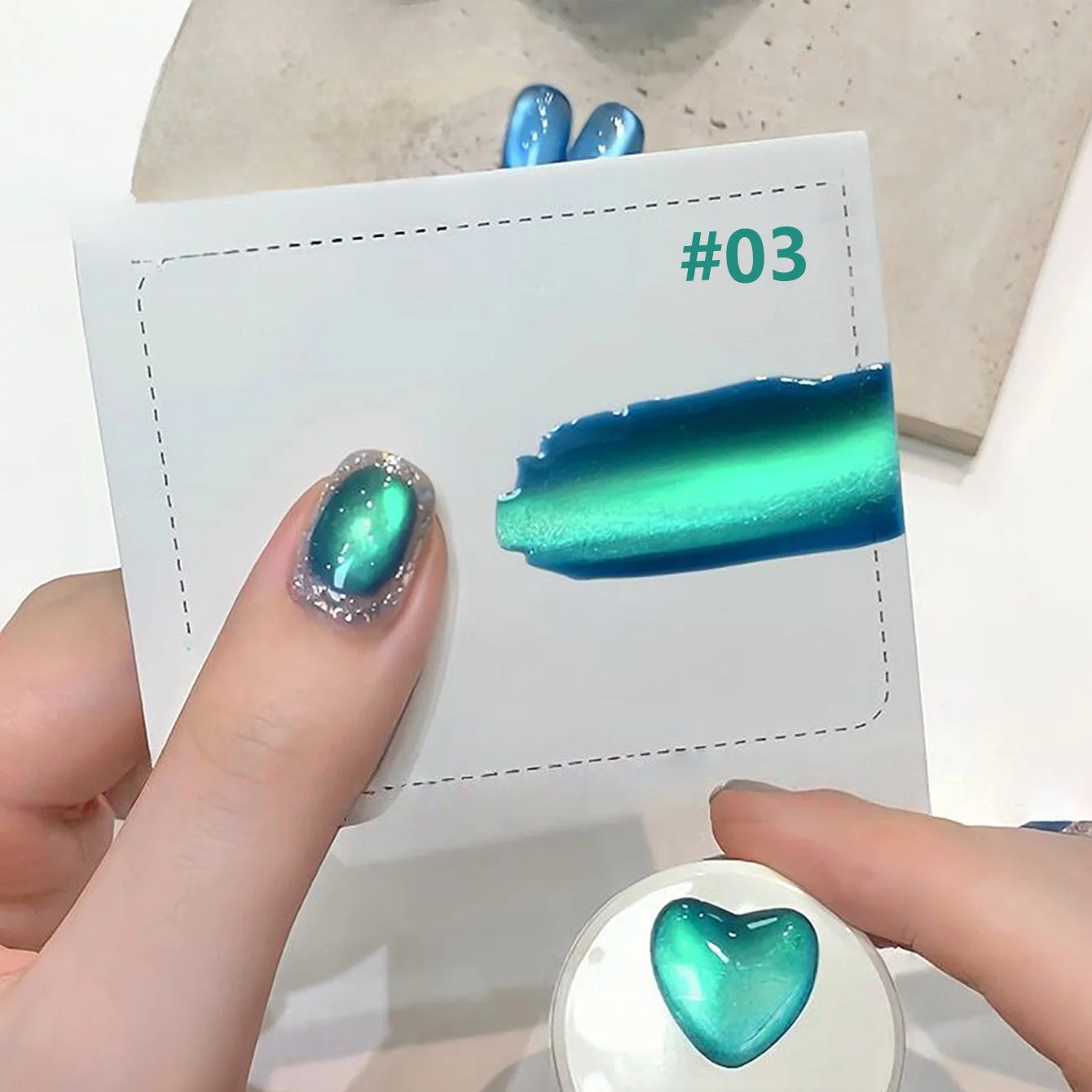 MIANEL 12ml Green Cat Magnetic Gel Nail Polish Spider Lily Varnish Soak Of UV Light Nails Nail Salon Winter Nails 1-21pcs