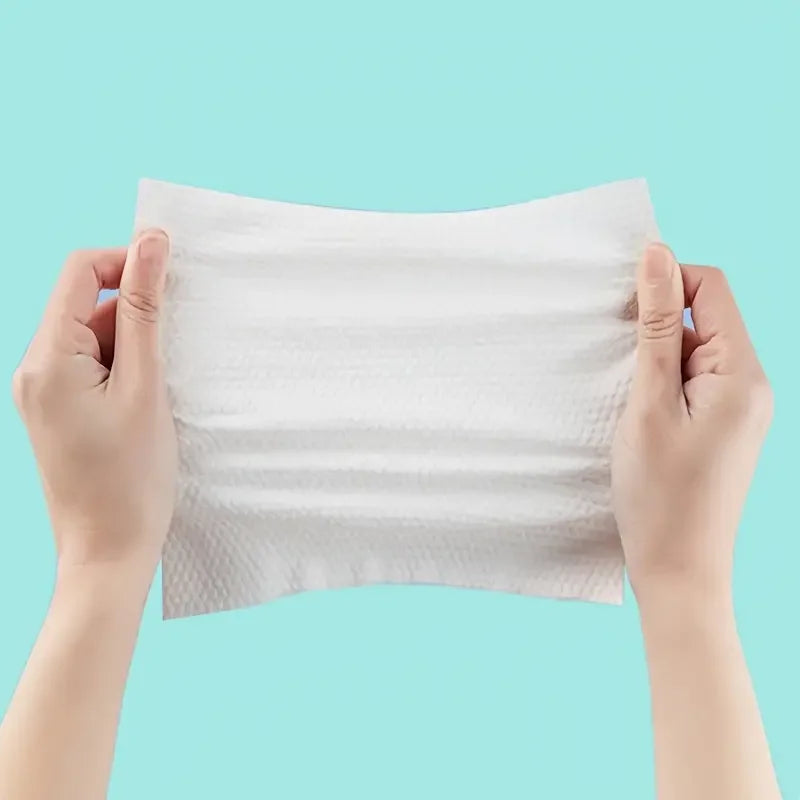 Disposable Washcloth Thick Face Towel Make Up Soft Removing Wipes Dry Cleanser Towelettes For Skin Care 100 Counts