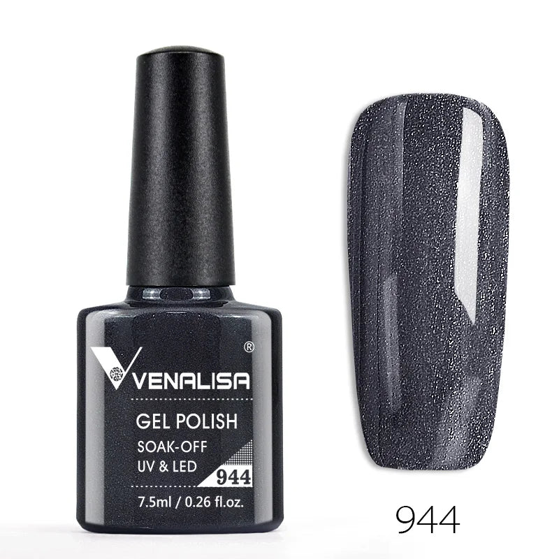 Venalisa 7.5ml Fashion Shiny Soak Off UV Gel Nail Gel Polish Cosmetics Nail Art Manicure Nails Gel Polish Tips Nail Varnish