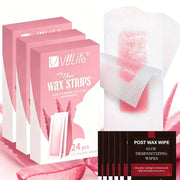 Painless Fast Hair Removal Wax Strips Waxing Wipe Sticker Professional Facial Body Leg Lip Hairs Remove Wax Paper Women Men Use
