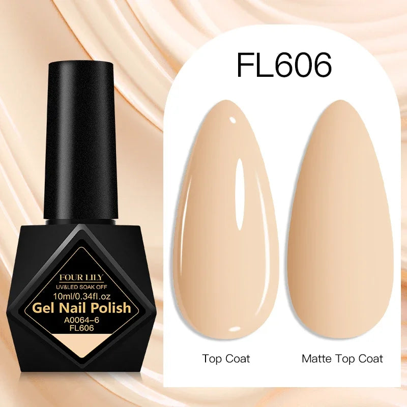 10ml Gel Nail Polish 162 Colors Nail Supplies Vernis Semi Permanent Nail Art Manicure Soak Off LED UV Gel Nail Varnishes Summer