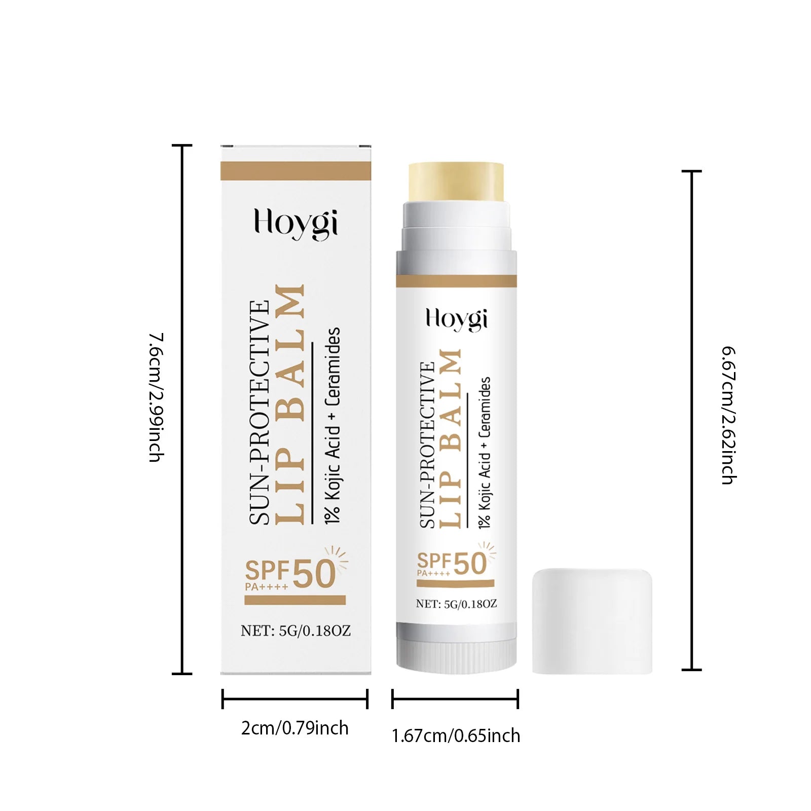 Sun Protective Lip Balm SPF50+ Nourishing Beetroot Brightening Ceramide Kojic Acid Moisturizing Fade Lip Lines Lipstick For Lips