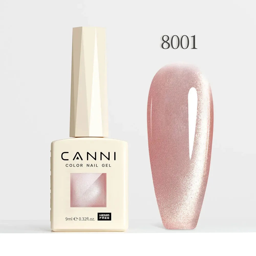 CANNI HEMA TPO FREE Gel Nail Polish Galaxy Cat Eye Gel Magnet Glitter Diamond Sparkle Gorgeous Color Soak Off UV LED Gel Lacquer