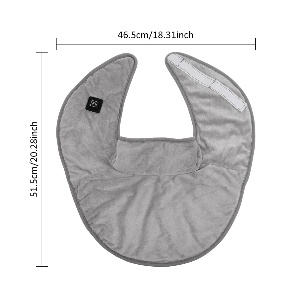 5V 2A USB Neck And Shoulder Heating Pad Electric Hot Compress Shawl Back Wrap Home Office Abdomen Menstrual Warming Soft Mat