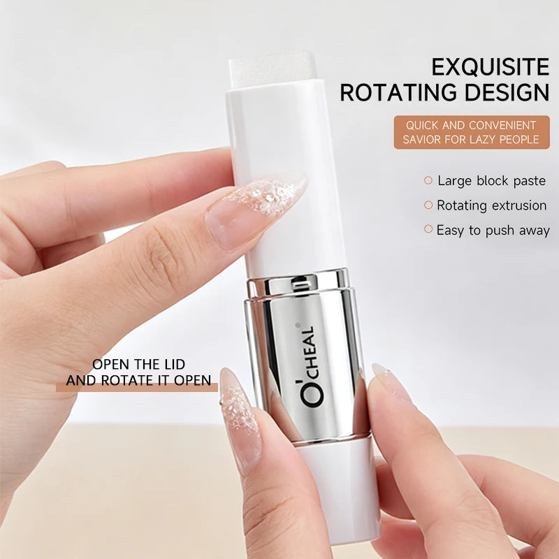 O'CHEAL Temperature Changing Foundation Stick Facial Coverage Blemishes Pores Double-Headed Face Matte Makeup Foundation Cream
